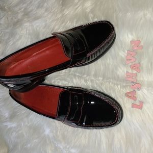 Cole Haan Patent Leather Penny Loafers